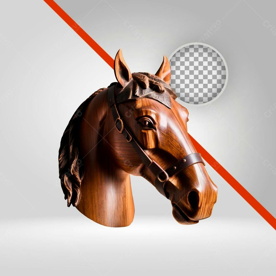 Icone Cavalo Marrom PNG com fundo transparente