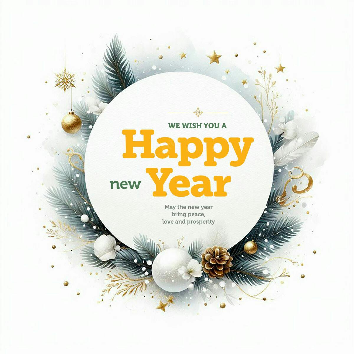 Feliz Ano Novo! Post PSD Editável