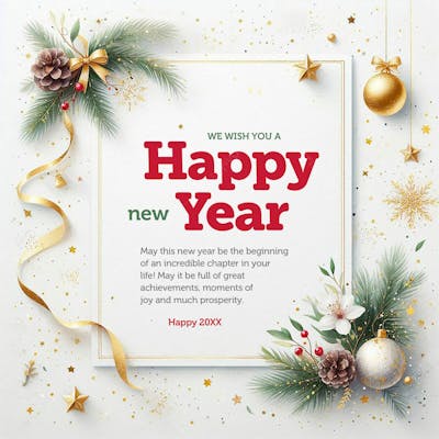 We Wish You A Happy New Year