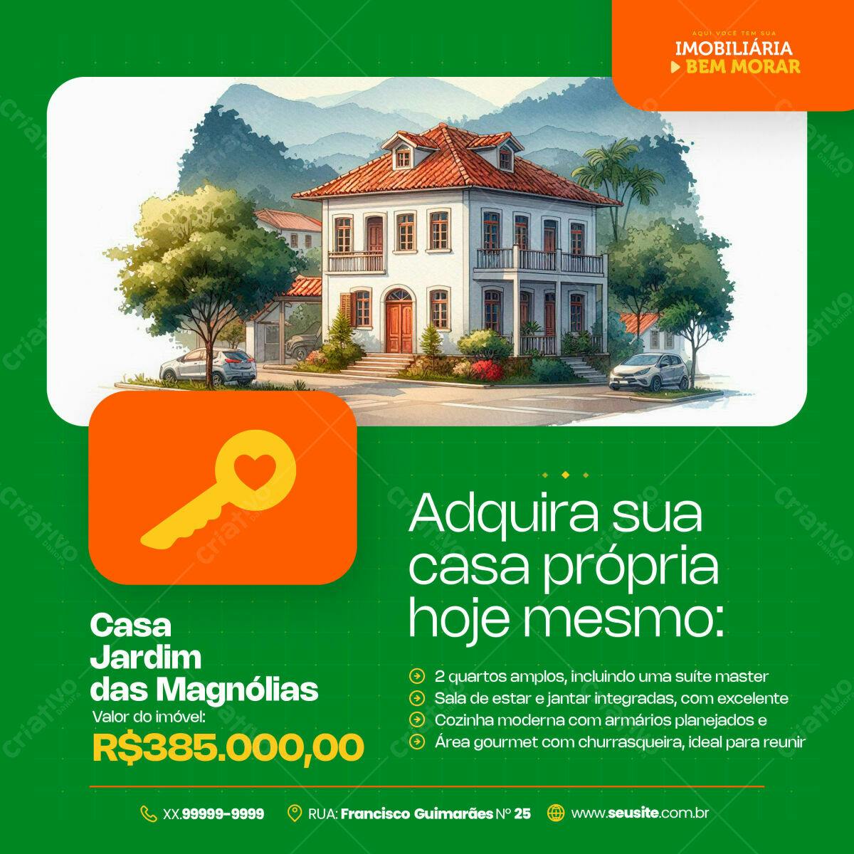 PSD Imóvel para Campanha Imobiliária PSD Editável