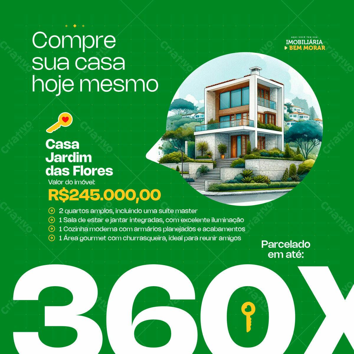 PSD Imóvel para Campanha Imobiliária PSD Editável