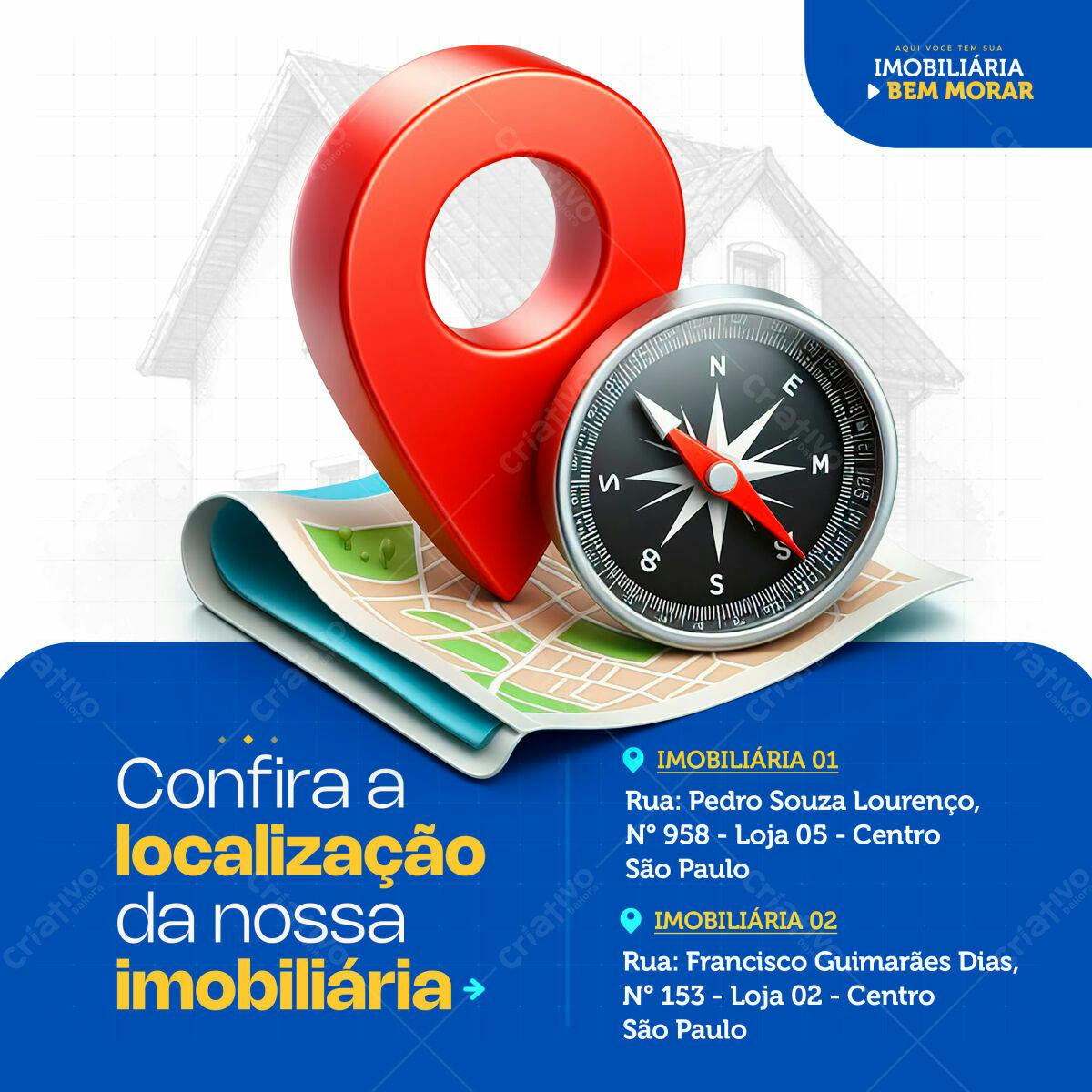 Postagem para Imobiliária PSD Editável