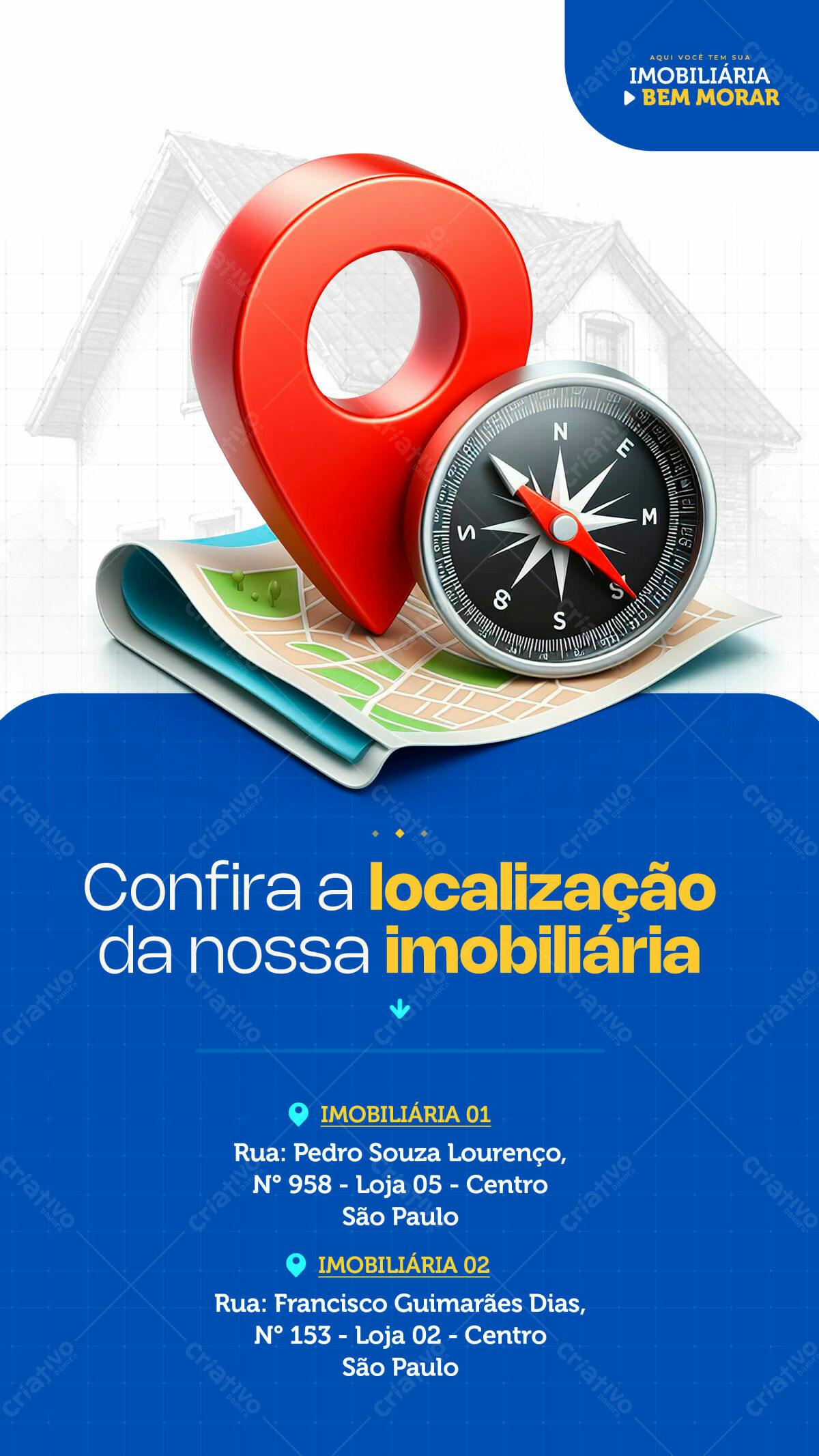Flyer Imobiliária PSD Editável