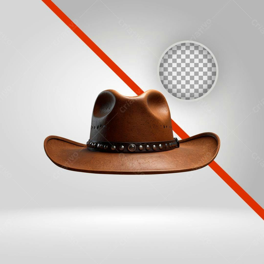 Icone Cowboy Marrom PNG com fundo transparente