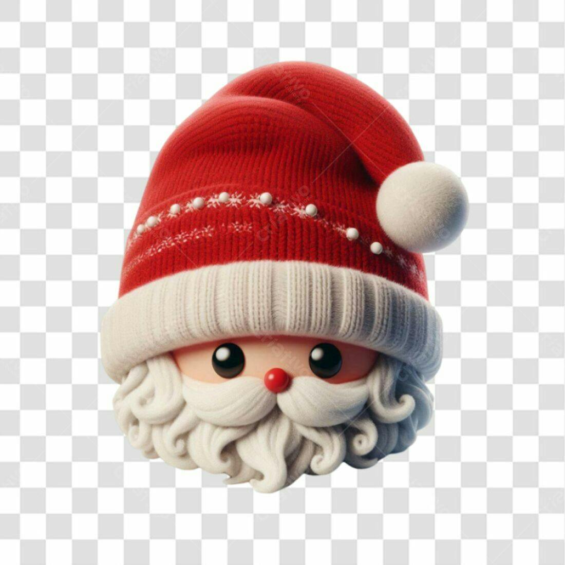 Icone Papai Noel Natal PNG com fundo transparente