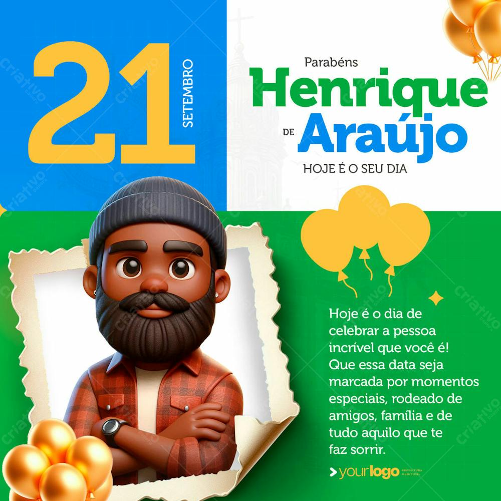 Hoje É O Dia Do Nosso Querido Amigo, Desejamos Parabéns E Feliz Aniversário