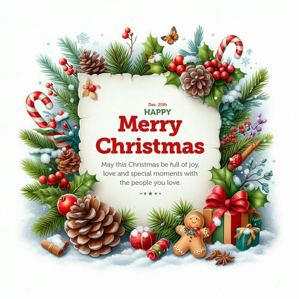 Merry Christmas Day 25 December