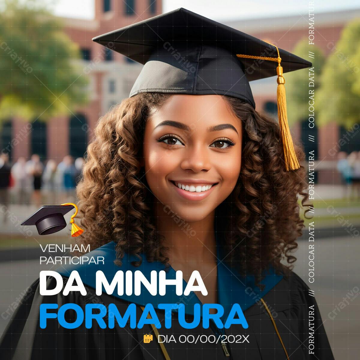 Convite Formatura PSD Editável