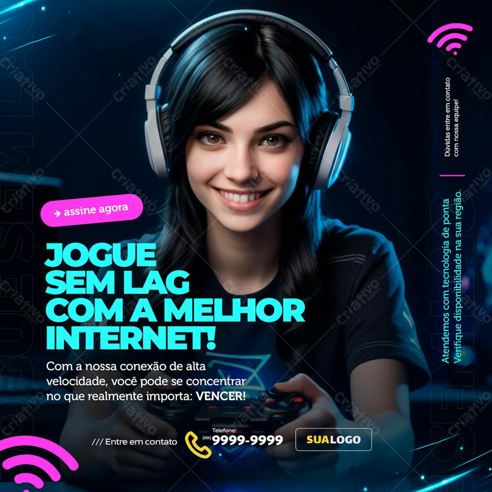 Jogue Sem Lag Com A Melhor Internet