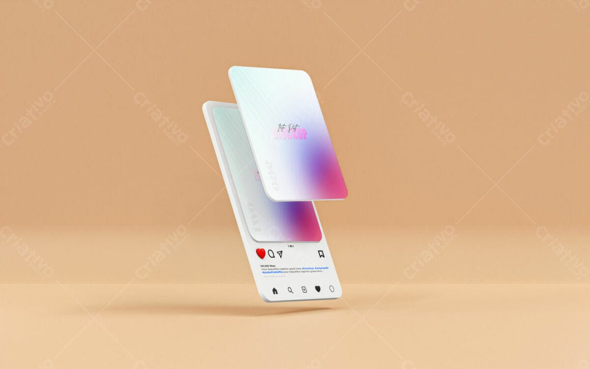 Mockup Stories Instagram PSD Editável