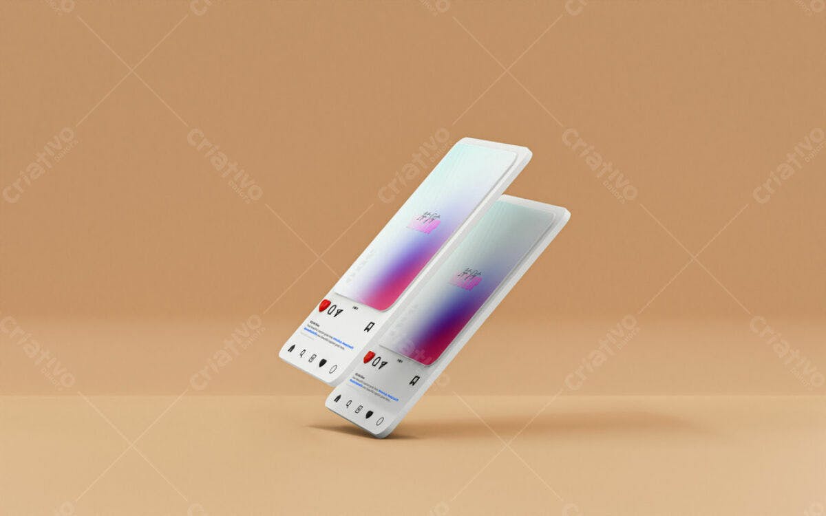 Mockup Instagram Stories PSD Editável