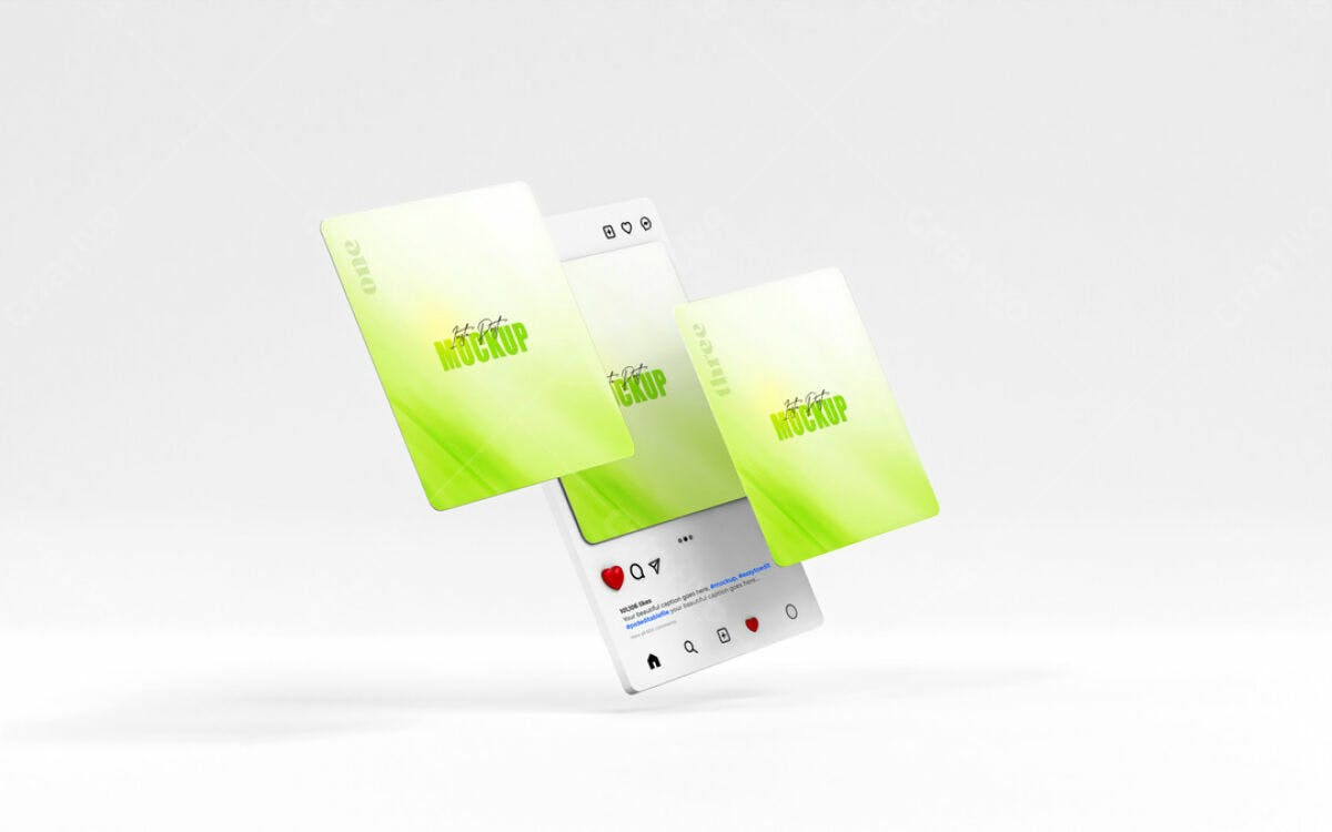 Cards para Instagram PSD Editável