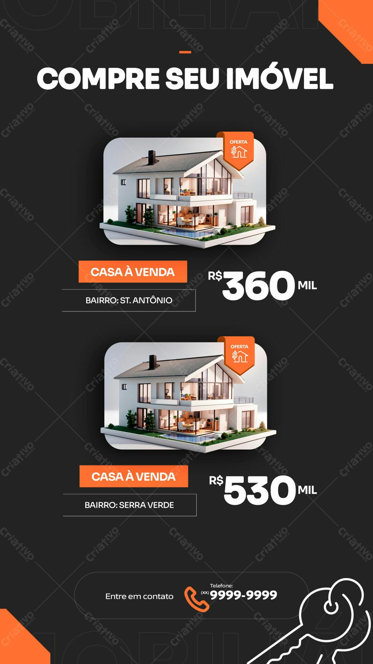 Postagem Imóveis para Venda PSD Editável