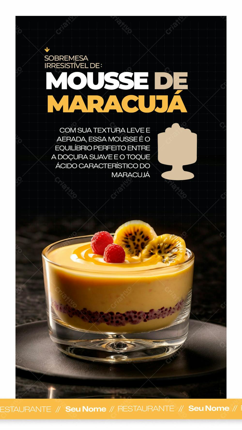 Sobremesa Irresistível De Mousse De Maracujá