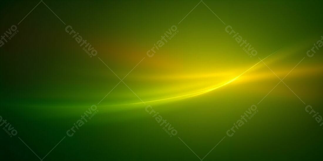 Abstrato Verde Amarelo Fluido
