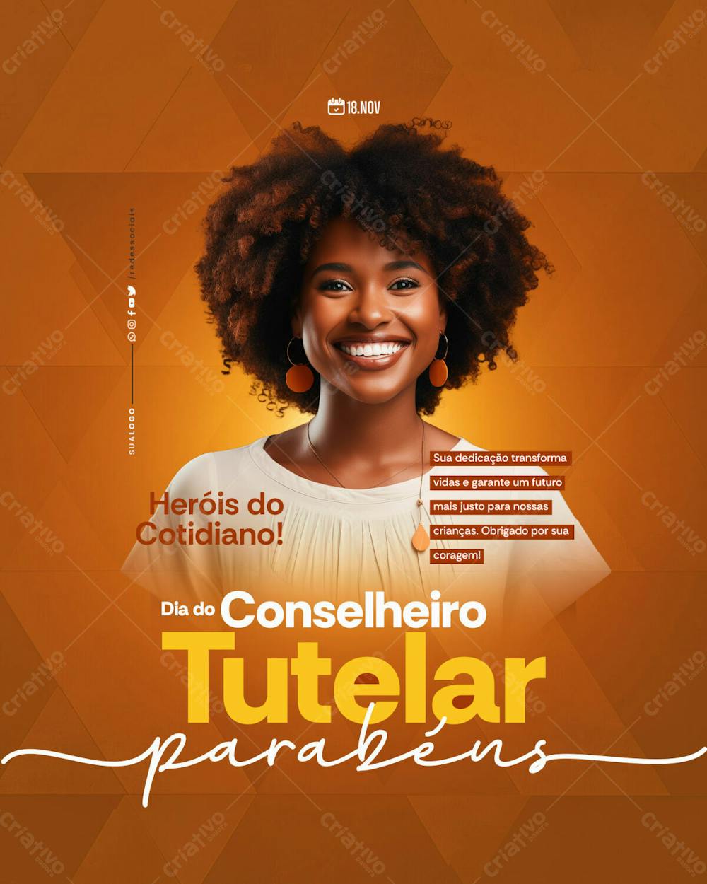 Social Media Dia Do Conselheiro Tutelar Heróis Do Cotidiano