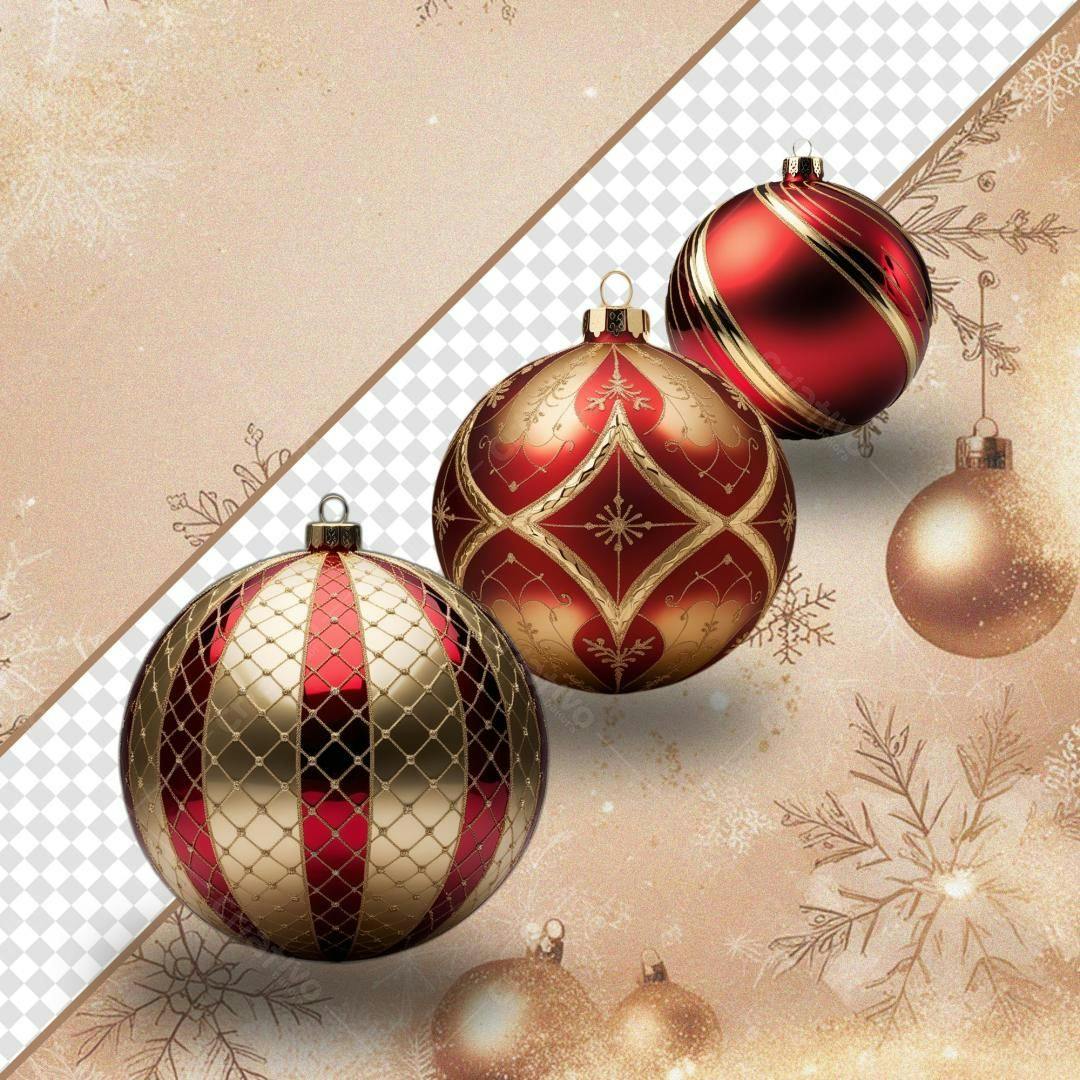 Icones Natalinos PNG com fundo transparente