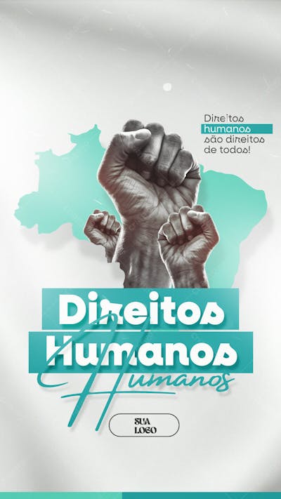 Dia Internacional Dos Direitos Humanos 10 De Dezembro Social Media Psd Editável