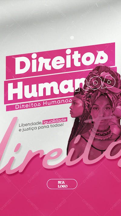 Dia Internacional Dos Direitos Humanos 10 De Dezembro Social Media Psd Editável
