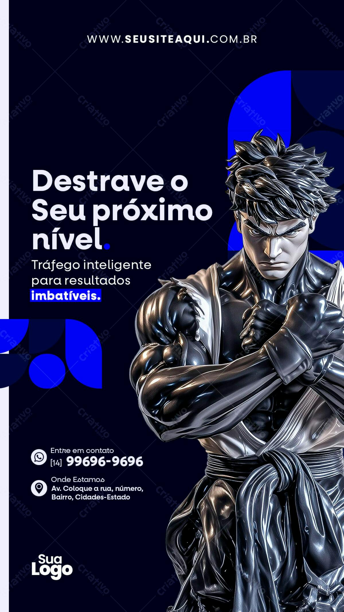 Flyer Marketing Digital PSD Editável