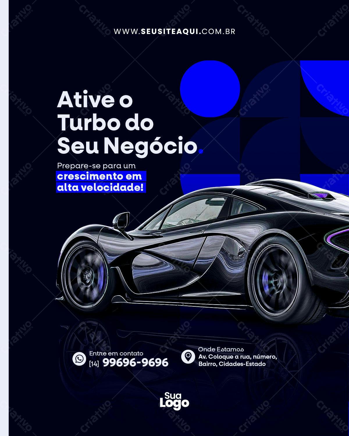 Flyer para Negócios PSD Editável
