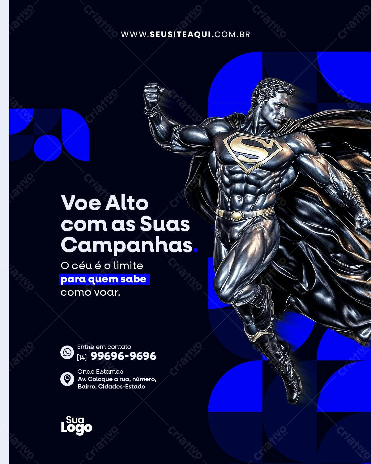 Flyer para Campanhas de Sucesso PSD Editável