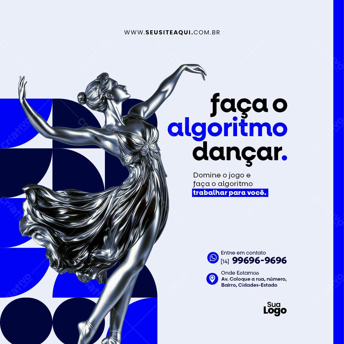 Flyer Digital Marketing PSD Editável