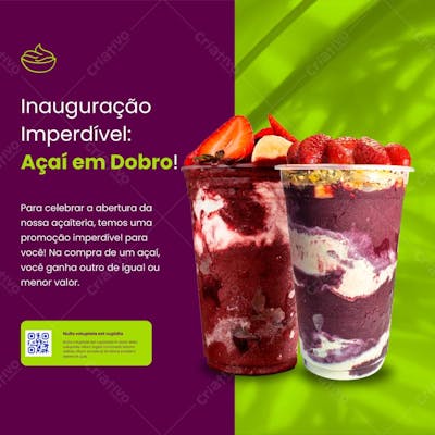 Inauguração Imperdível Açai em Dobro