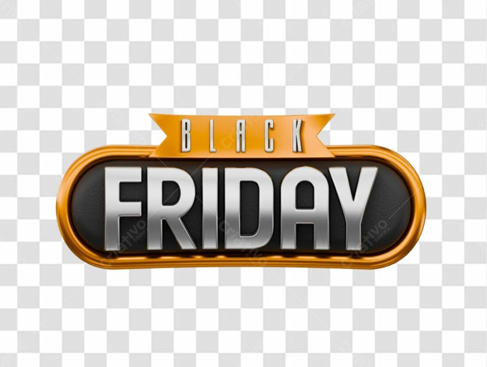 Selo 3D Black Friday 3
