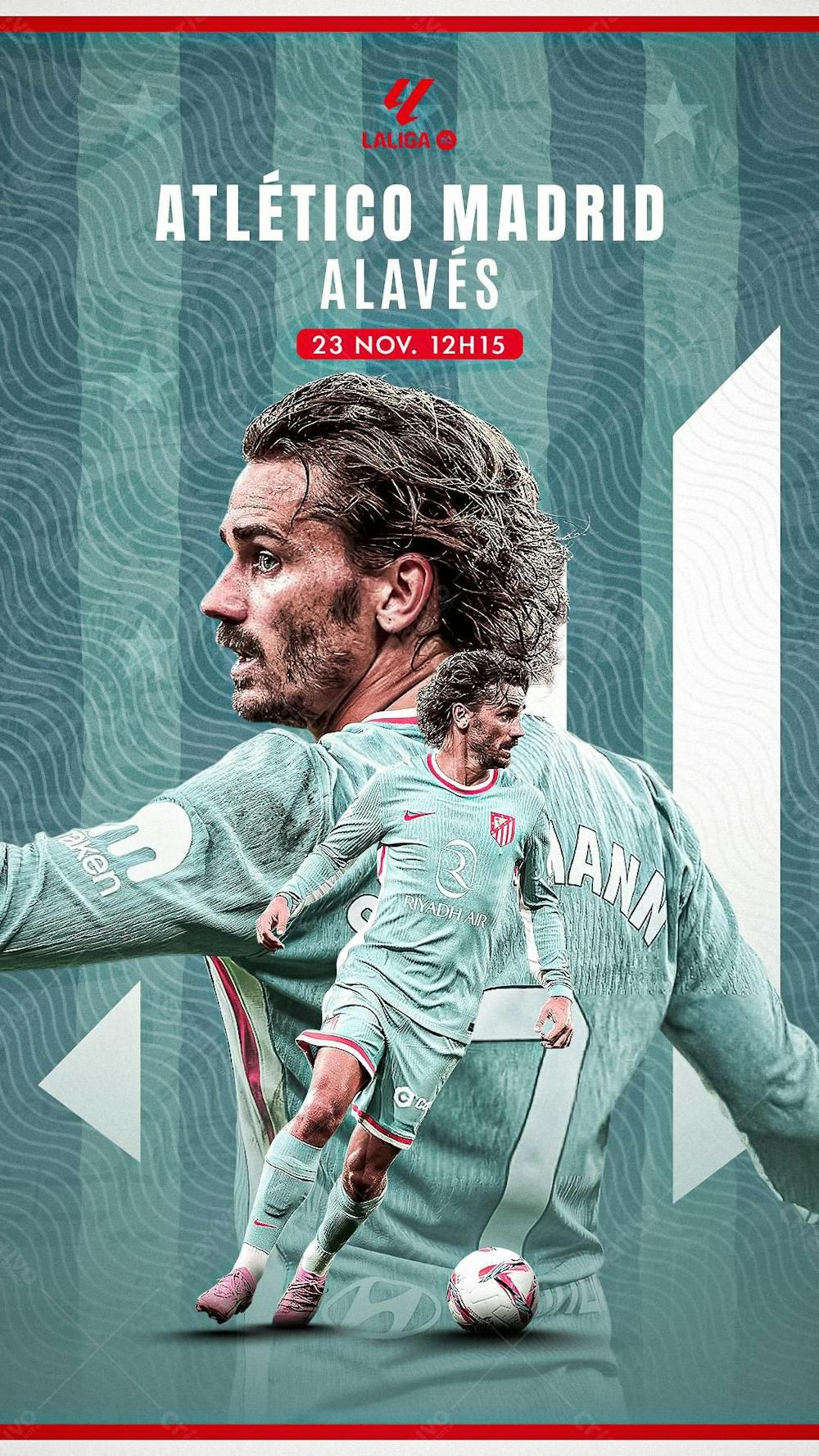 Flyer Matchday  Griezmann Atl. Madrid