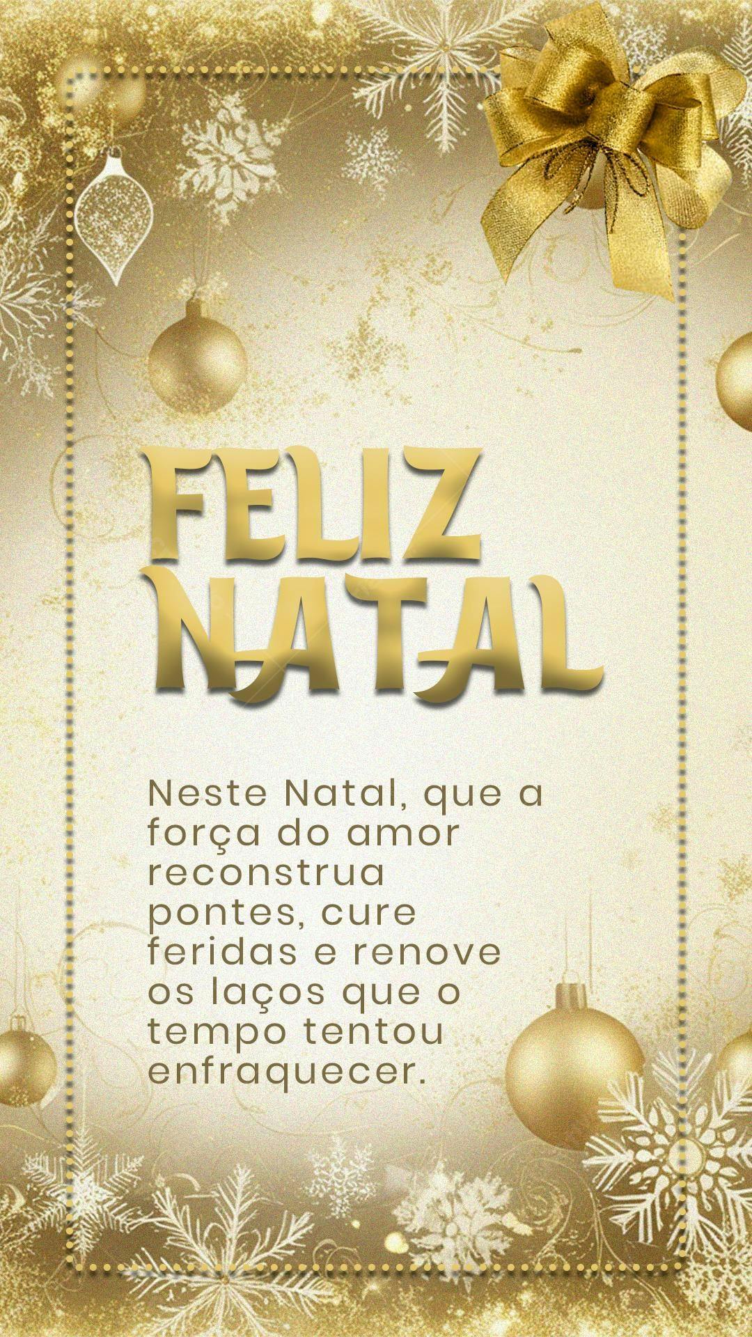 Cartão de Natal Dourado PSD Editável
