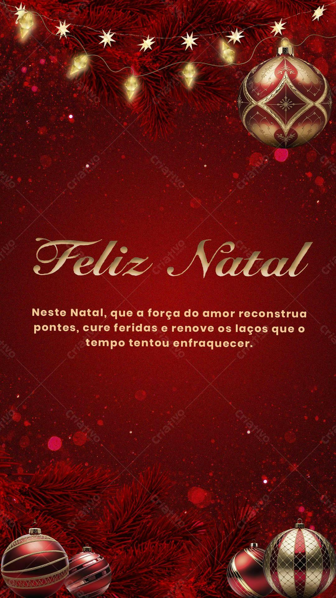 Postagem Feliz Natal PSD Editável