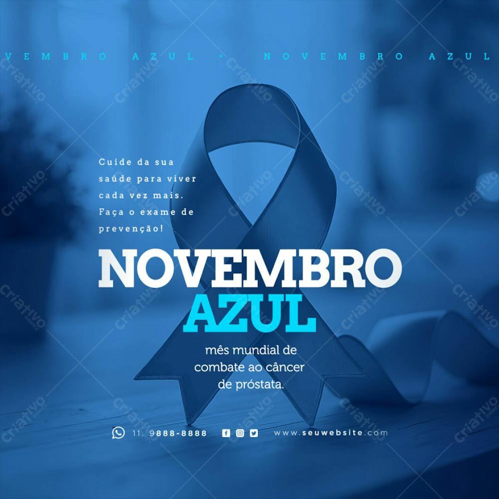 Novembro Azul Prevenção Ao Cancer De Próstata 1