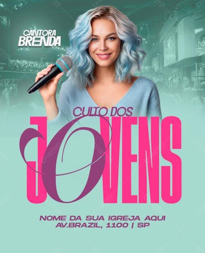 Culto Dos Jovens Cantora Brenda