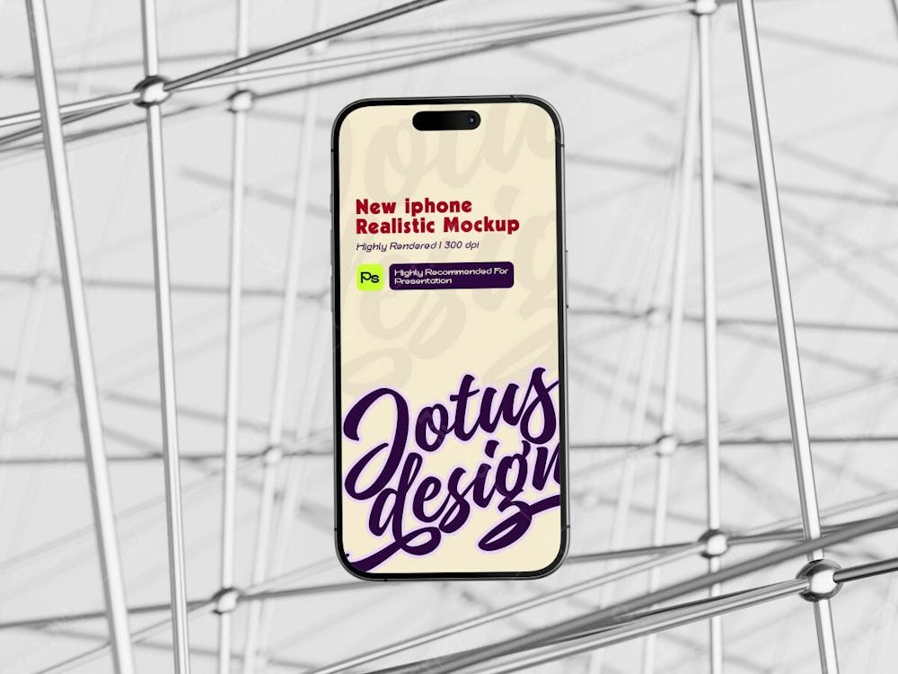 Smartphone Mobile Phone Psd Highly Rendered Mockup