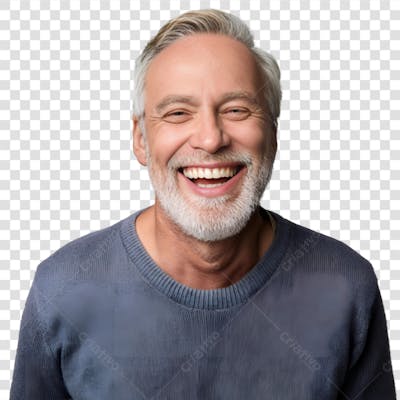 Png Senhor Idoso Sorrindo Novembro Azul