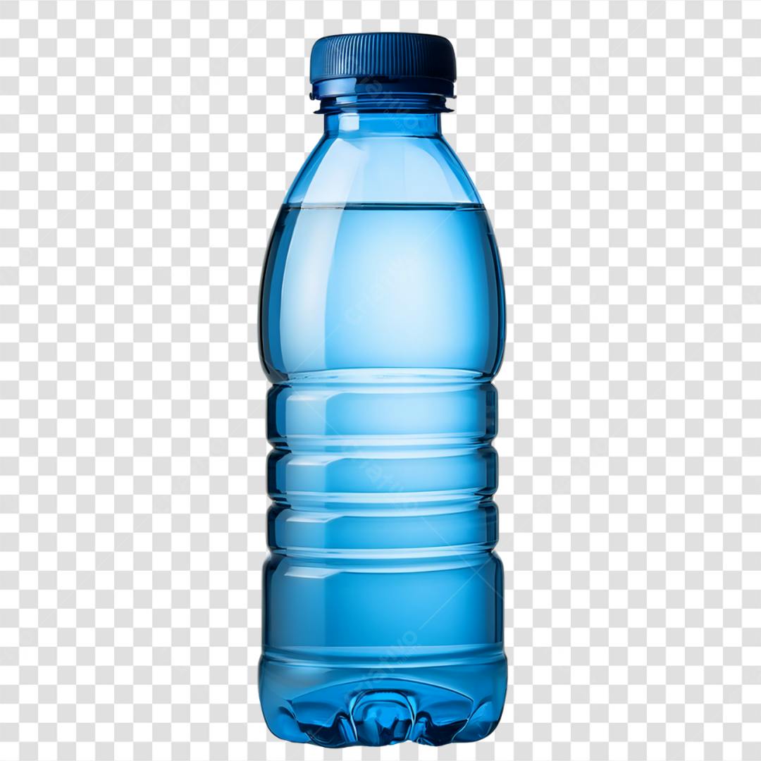 Icone Garrafa Agua Azul PNG com fundo transparente