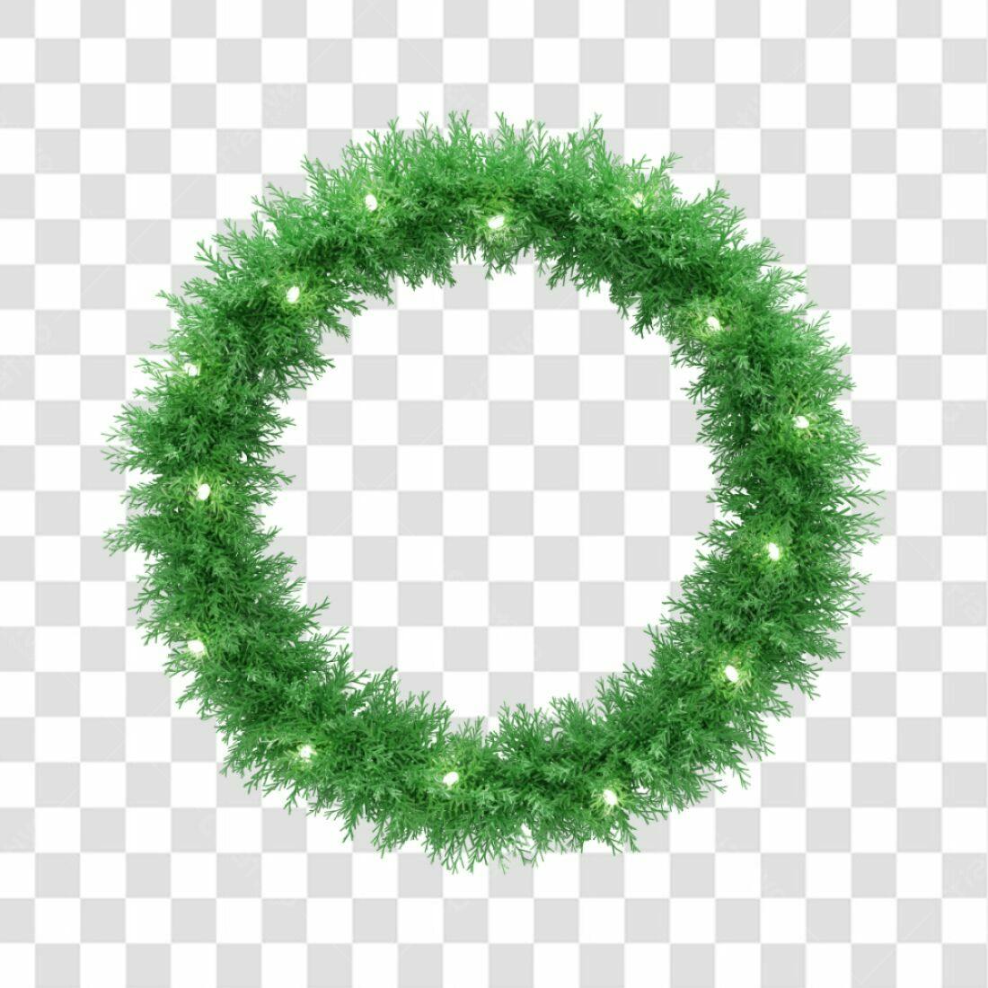 Coroa Natalina PNG com fundo transparente
