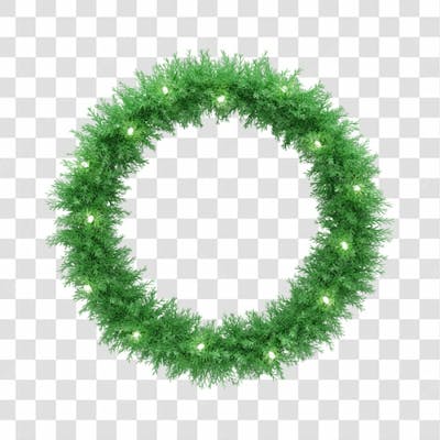 Guirlanda 3D Sem Fundo Render Natal Christmas