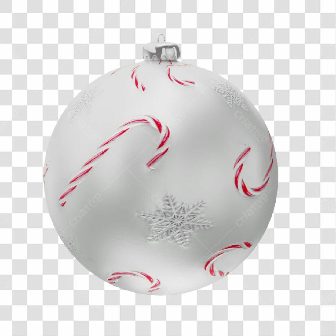 Enfeite de Natal PNG com fundo transparente
