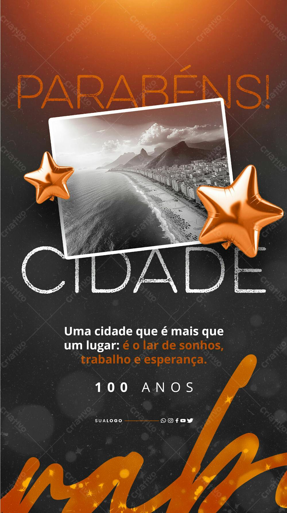 Story Parabéns Cidade Trabalho E Esperança