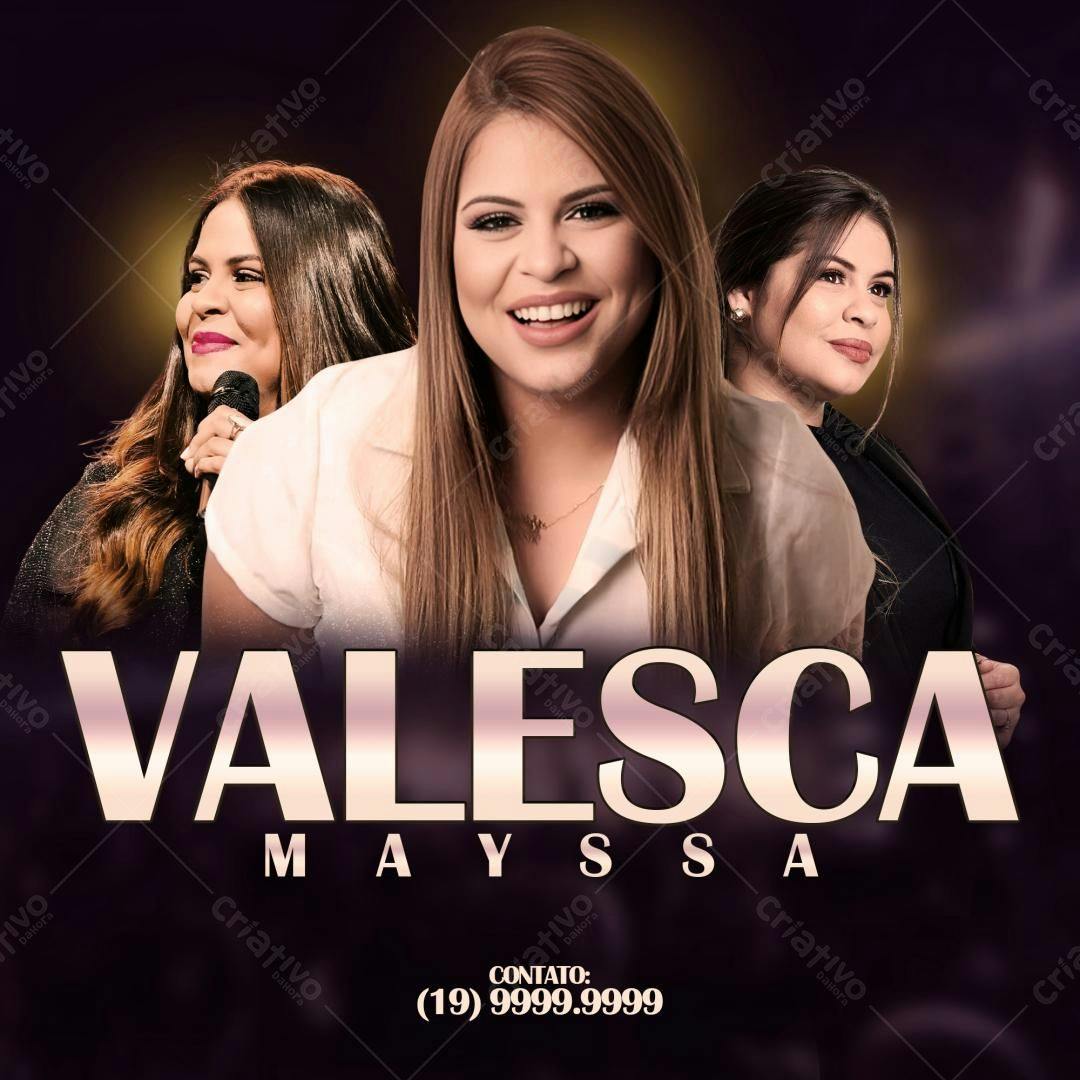 Flyer para Show Musical Gospel PSD Editável