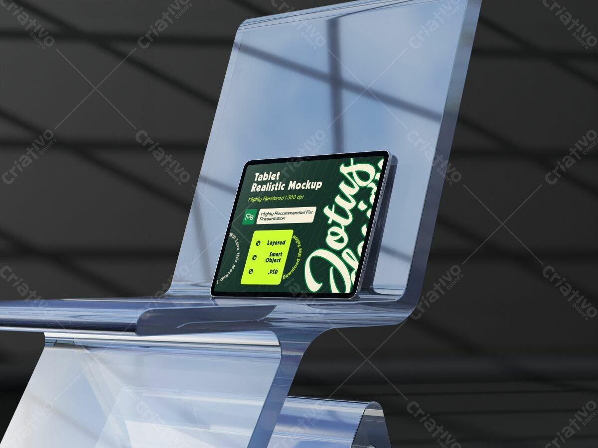 Mockup de Tablet Realista PSD Editável