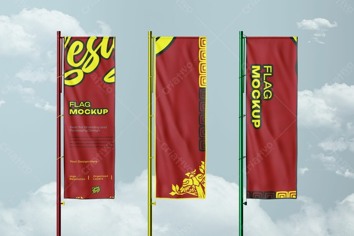 Banner para Mockup de Loja PSD Editável