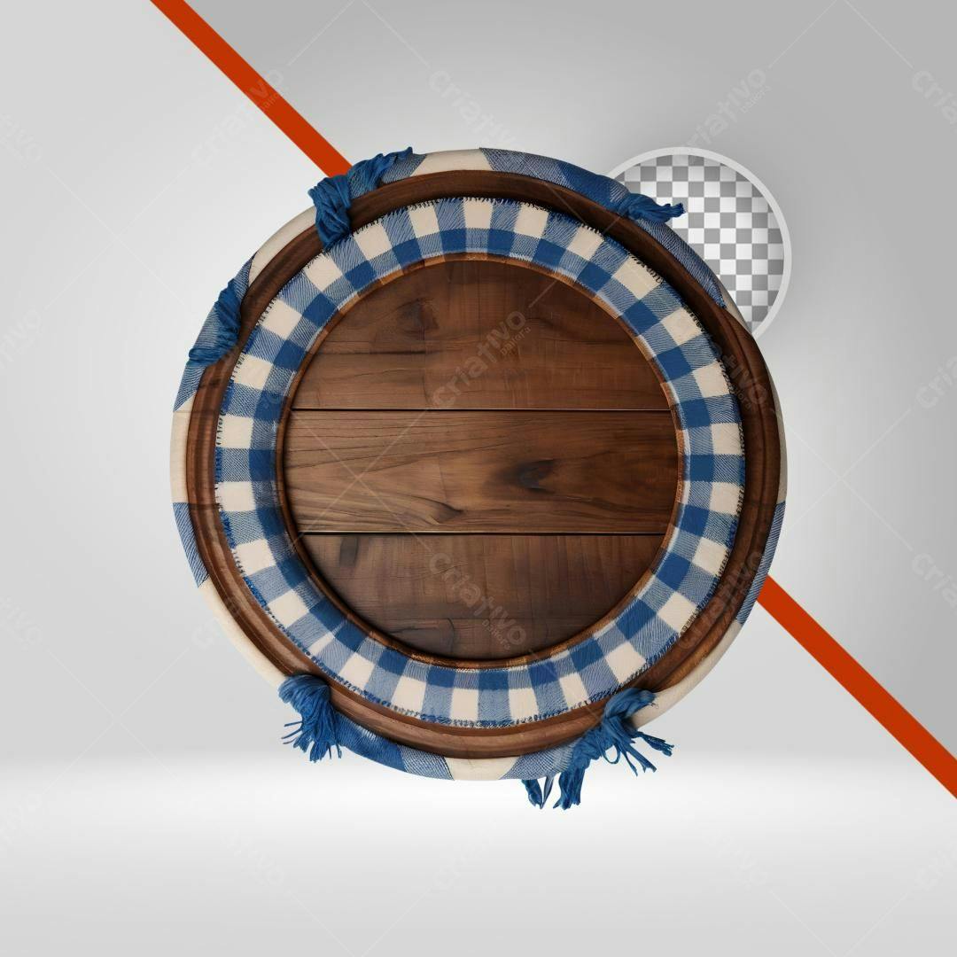 Moldura PNG com fundo transparente estilo rústico