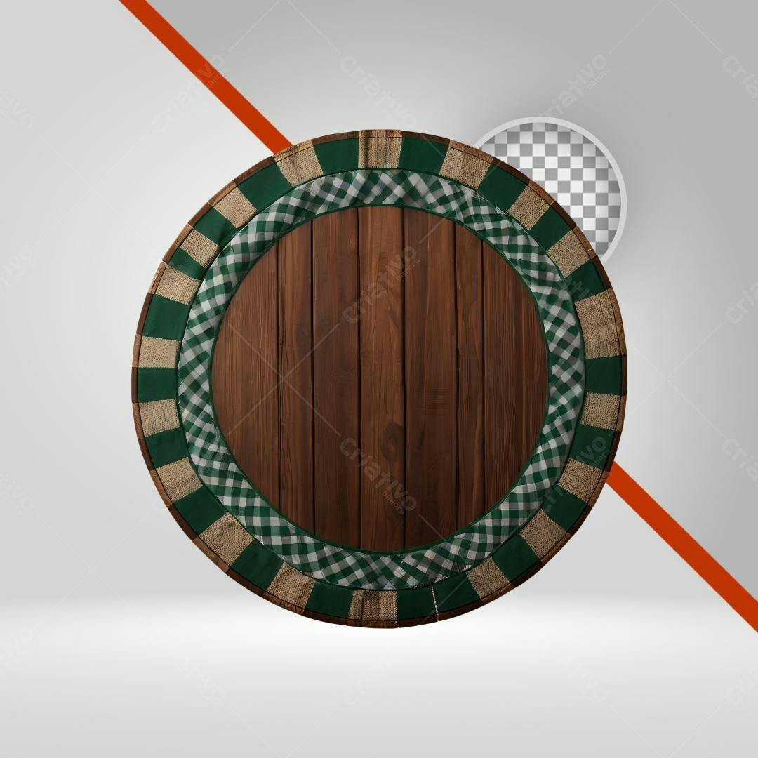 Moldura de Madeira PNG com fundo transparente