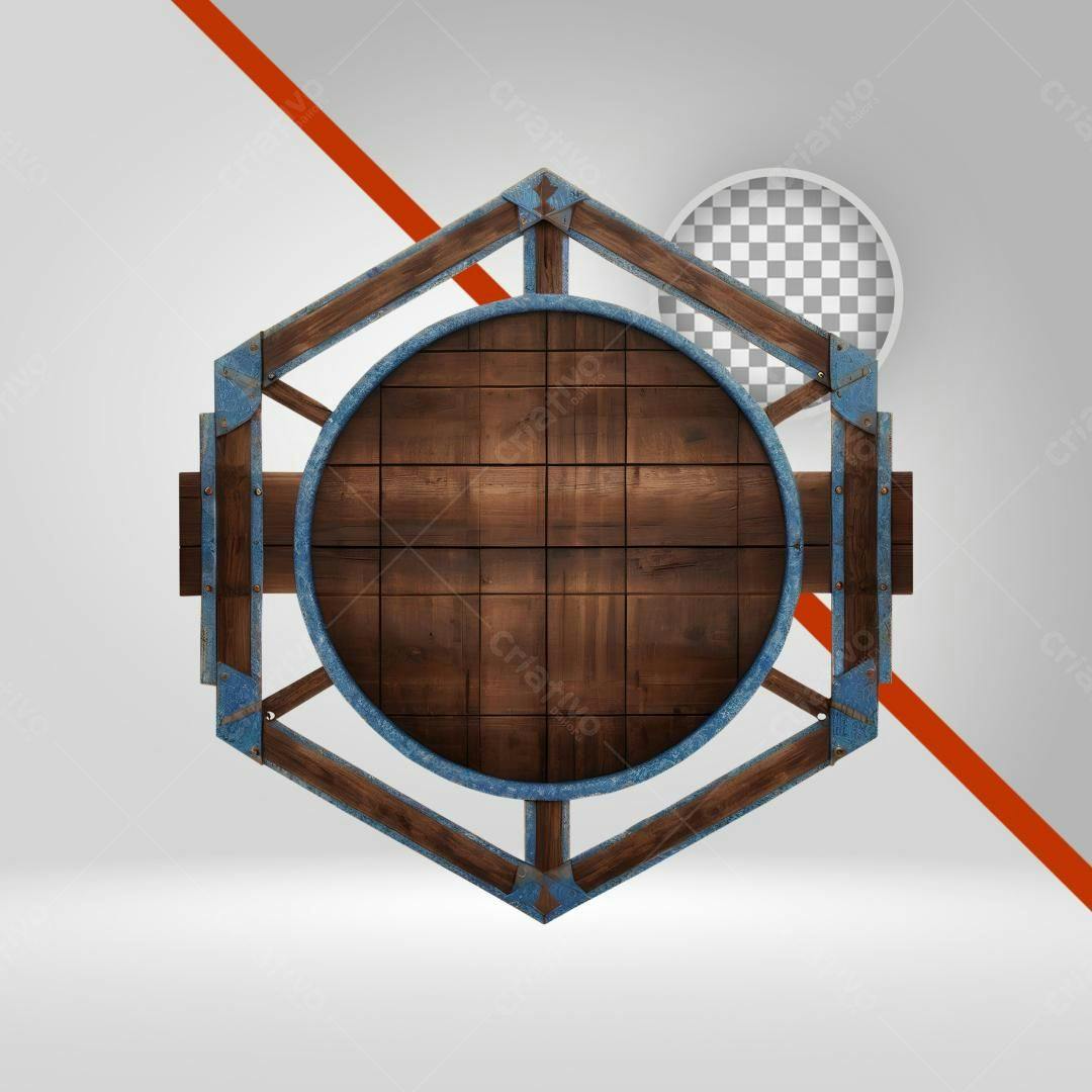 Icone Madeira Medieval PNG com fundo transparente