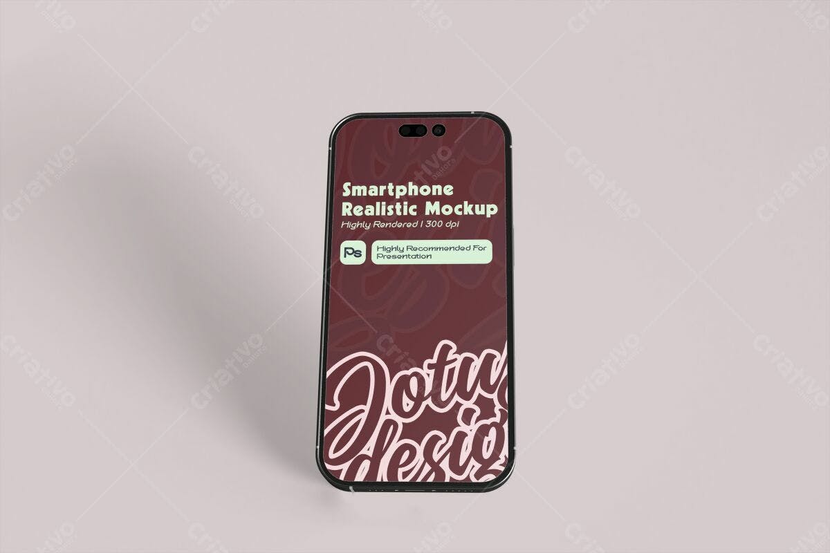 Mockup de Smartphone Realista PSD Editável