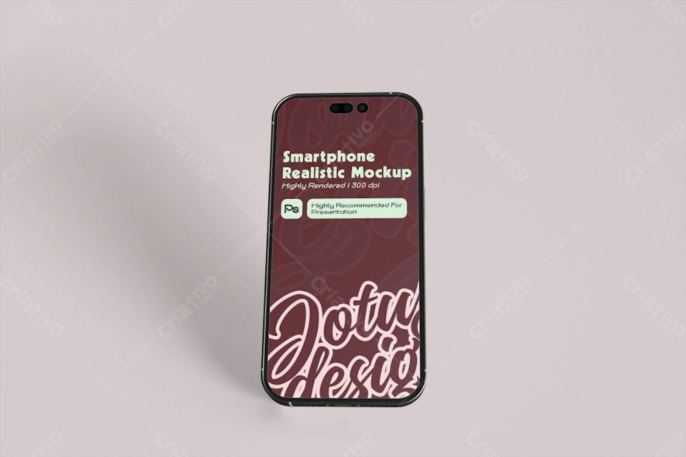 Smartphone Mobile Phone Psd Editable Mockup