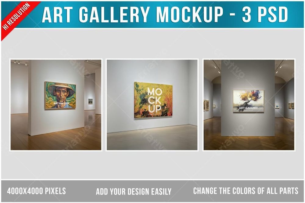 Galeria De Arte Mockup